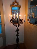 Grote smeedijzeren kandelaar 9 kaarsen voor Kerst, Huis en Inrichting, Woonaccessoires | Kandelaars en Kaarsen, Ophalen, Gebruikt