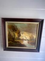 Oud schilderij vintage, Ophalen of Verzenden