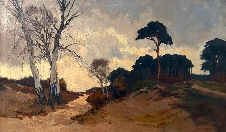 Schilderij Xeno Munninghoff Kabeljauw Heelsum, Antiek en Kunst, Kunst | Schilderijen | Klassiek, Ophalen of Verzenden