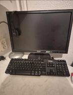 Pc beeldscherm19"+toetsenbord, Computers en Software, Desktop Pc's, Ophalen, Gebruikt, Onbekend