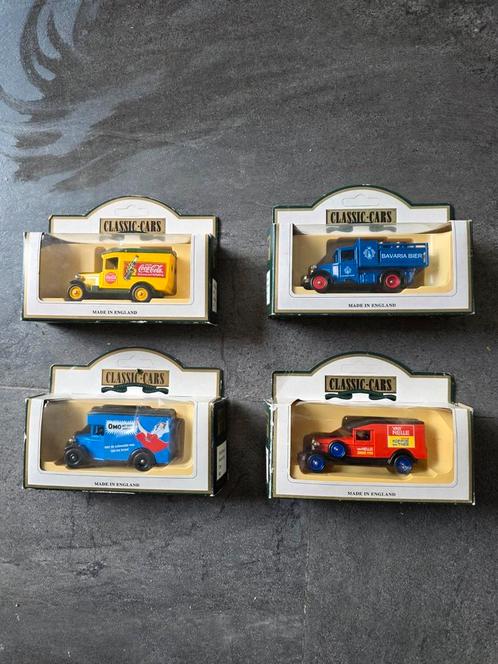 Vintage Classic Cars Coca-Cola, Van Nelle, Omo Bavaria Bier, Verzamelen, Overige Verzamelen, Nieuw, Ophalen of Verzenden