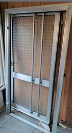 Stevige dubbelglazen deur met kozijn. Aluminium., Doe-het-zelf en Verbouw, Kozijnen en Schuifpuien, 75 tot 150 cm, Deurkozijn