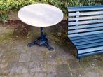Gardeluxe CASTOR TAFEL Belgisch hardsteen ARDUIN, Ophalen of Verzenden, Zo goed als nieuw, Rond, Metaal