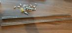 2 nieuwe messing goudkleurige gordijn rails 85 cm camper, Ophalen of Verzenden, Nieuw