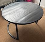 Salontafel zwart 75cm, Ophalen, Gebruikt, 50 tot 100 cm, Rond