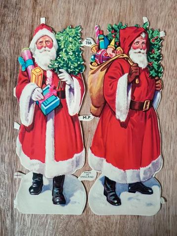 Vintage kerstmannen  beschikbaar voor biedingen