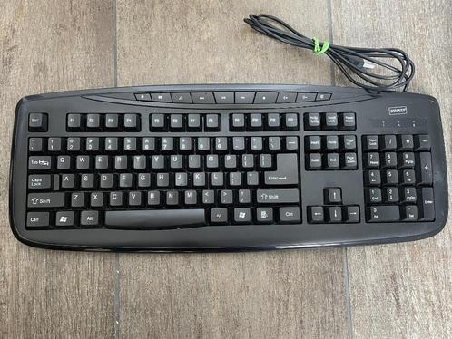 Staples LK-630U (27865) Wired Multimedia Keyboard, Computers en Software, Toetsenborden, Gebruikt, Ophalen of Verzenden