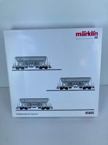 Märklin 45805 -Set Stortgoedwagens Faccns - "HVLE" - Berlijn beschikbaar voor biedingen