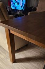 Grote langwerpige massieve eettafel, Ophalen, 50 tot 100 cm, Zo goed als nieuw, Vijf personen of meer