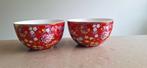 pip servies floral rood 18 centimeter, Huis en Inrichting, Ophalen of Verzenden, Zo goed als nieuw, Kom(men), Overige stijlen