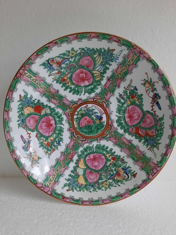WANDBORD VAN CHINEES PORSELEIN – DOORSNEDE 30 CM, Antiek en Kunst, Antiek | Wandborden en Tegels, Ophalen of Verzenden