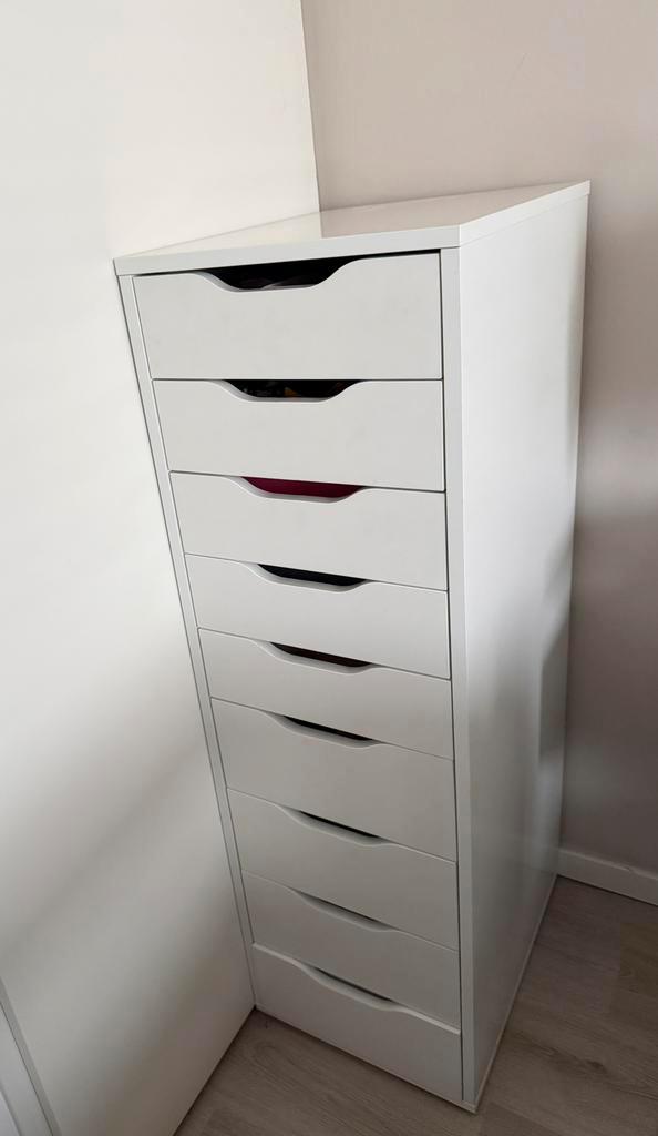 ALEX ikea ladeblok, Huis en Inrichting, Kasten | Ladekasten, Zo goed als nieuw, Minder dan 100 cm, 25 tot 50 cm, 5 laden of meer