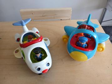 Speelgoed little people fisher price vliegtuig 2 x beschikbaar voor biedingen