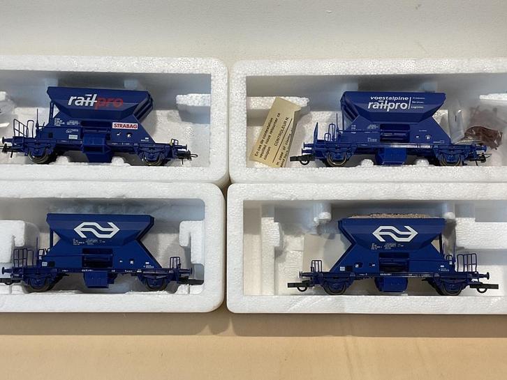 Roco zelflossers Railpro / NS / voestalpine, Hobby en Vrije tijd, Modeltreinen | H0, Nieuw, Wagon, Gelijkstroom, Roco, Analoog