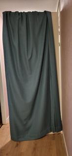 1 stel blauwe overgordijnen, Huis en Inrichting, Stoffering | Gordijnen en Lamellen, Ophalen, Zo goed als nieuw, 200 cm of meer