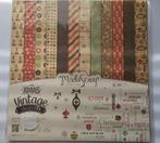 ModaScrap XMAS Vintage Collection, pak 12 vel papier, nieuw, Hobby en Vrije tijd, Scrapbooking, Ophalen of Verzenden, Nieuw, Papier of Karton