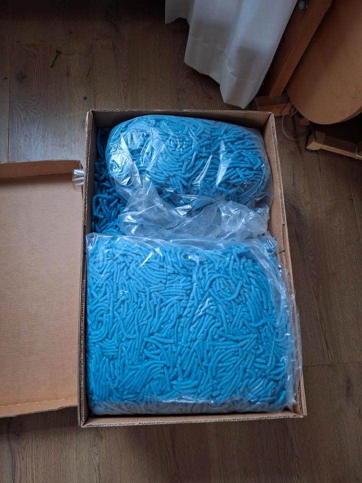 Blauwe tapijtwol voor knopen., Tuin en Terras, Zwembad-toebehoren, Nieuw, Ophalen of Verzenden