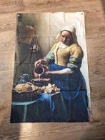Stoffen Schilderij  Het Melkmeisje 71x109cm, Antiek en Kunst, Kunst | Schilderijen | Klassiek, Ophalen of Verzenden