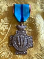 Belgische Medaille Kon. Nat. Federatie Oorlogsvrijwilligers, Verzamelen, Ophalen of Verzenden, Landmacht, Overige gebieden, Lintje, Medaille of Wings