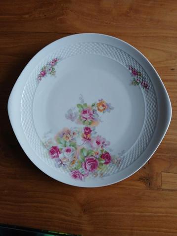 Hutschenreuther serveerschaal wit porselein met bloemdecor beschikbaar voor biedingen