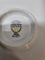 schaal royal met bloem, Antiek en Kunst, Antiek | Servies los, Ophalen of Verzenden