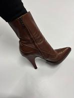 PRADA bruine leren halfhoge laarzen maar 37,5, Ophalen of Verzenden, Zo goed als nieuw, Bruin, Hoge laarzen