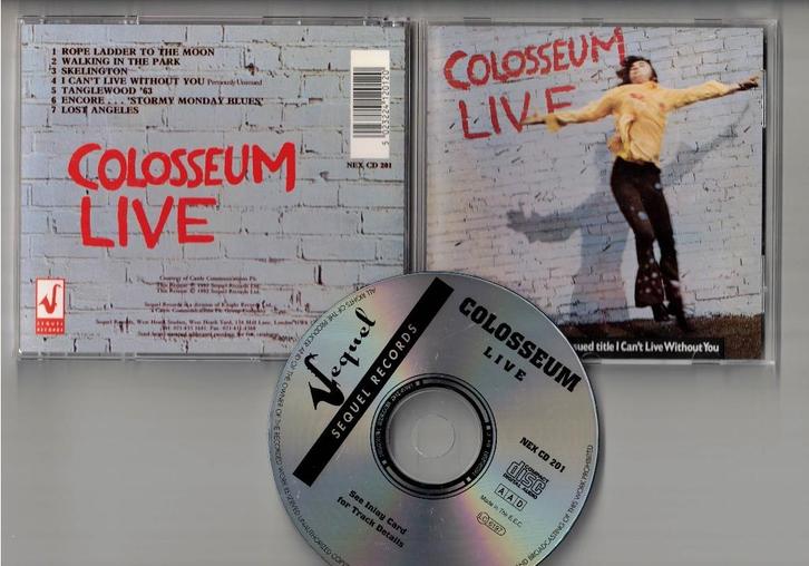 COLOSSEUM CD Live, Cd's en Dvd's, Cd's | Rock, Zo goed als nieuw, Poprock, Ophalen of Verzenden