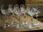 Set Engelse kristallen wijnglazen, Huis en Inrichting, Glas of Glazen, Ophalen of Verzenden, Overige stijlen, Glas