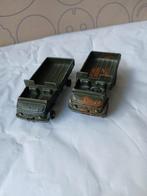 2x Unimog Mercedes-Benz army. Dinky  France,  opknappers, Hobby en Vrije tijd, Modelauto's | 1:43, Ophalen of Verzenden, Gebruikt