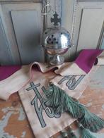 Oude priester stola & rook slingerpot aan ketting, Ophalen of Verzenden