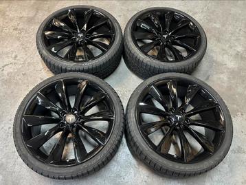  21 Inch Originele Tesla Turbine Model S velgen 5x120 Black