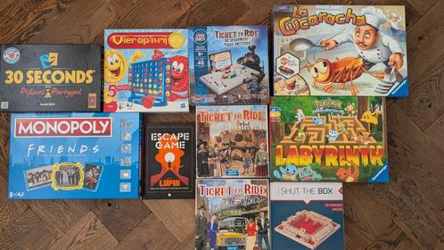Bordspellen Collectie: 30 Seconds, Ticket to Ride & Meer!, Hobby en Vrije tijd, Gezelschapsspellen | Bordspellen, Gebruikt, Een of twee spelers