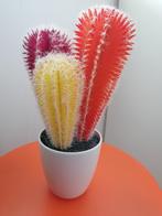 &Klevering cactus in pot, Tuin en Terras, Ophalen of Verzenden, Rond, Aardewerk, Minder dan 25 cm