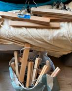 Houten Broekenhangers - Set, Kleding | Dames, Kledinghangers, Ophalen of Verzenden, Gebruikt, Hout, Volwassenen