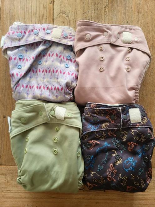 4x GroVia Big O.N.E. all-in-one luiers, Kinderen en Baby's, Badjes en Verzorging, Gebruikt, Overige typen, Overige merken, Ophalen of Verzenden
