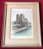 Ets Luc - Paris Notre Dame / Parijs, Antiek en Kunst, Kunst | Etsen en Gravures, Ophalen of Verzenden