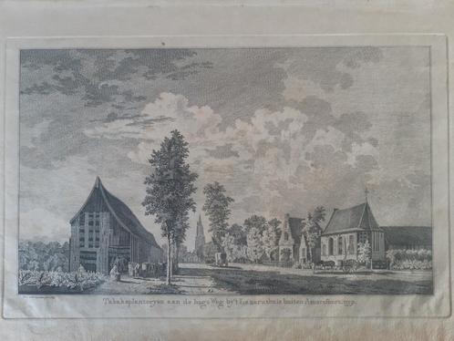 U021 / Tabaksplanteryen bij Lazarushuis Amersfoort Gravure, Antiek en Kunst, Kunst | Etsen en Gravures, Ophalen of Verzenden