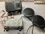 Te koop: Philips oldtimer autoradio, luidsprekers en antenne, Ophalen of Verzenden