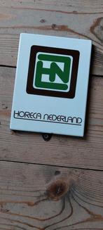 Emaille reclame bordje deurpostje Horeca Nederland, Café Bar, Ophalen of Verzenden, Zo goed als nieuw, Reclamebord