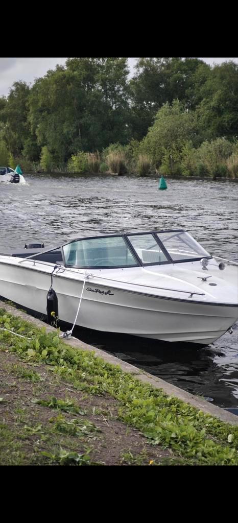 Searay speedboot met nieuwe 20 pk parsun,en trailer, Watersport en Boten, Speedboten, Gebruikt, 3 tot 6 meter, Benzine, Minder dan 70 pk