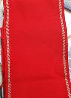 Borduurband, rood / gouden rand, Ophalen of Verzenden, Nieuw, Handborduren, Overige typen