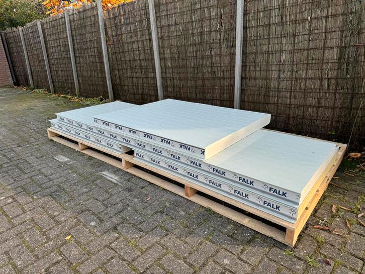 FALK sandwichpanelen, rest stukken, Doe-het-zelf en Verbouw, Platen en Panelen, Ophalen