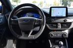 Ford Focus 1.0 Hybrid ST Line X Business| 5 DRS|156PK|LED| N, Stof, Gebruikt, Met garantie (alle), Blauw