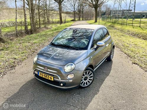 Fiat 500 Cabrio 0.9 Grijs PDC Xenon Leder Clima NAP✅, Auto's, Fiat, Bedrijf, ABS, Airbags, Airconditioning, Alarm, Bluetooth, Centrale vergrendeling