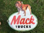 Emaille reclamebord Mack, Ophalen of Verzenden, Gebruikt, Reclamebord