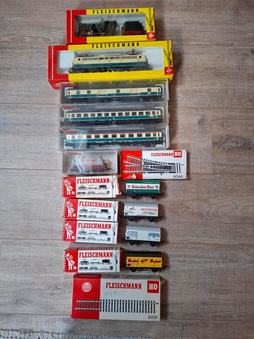 Fleischmann HO treinen lot/verzameling, Hobby en Vrije tijd, Modeltreinen | H0, Zo goed als nieuw, Treinset, Gelijkstroom, Fleischmann