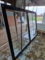 Aluminium draai raam met dubbel glas, Doe-het-zelf en Verbouw, Kozijnen en Schuifpuien, Deurkozijn, Aluminium, Zo goed als nieuw