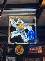 Prachtige XXL Michelin Neon Verlichting - Reclame, Verzamelen, Merken en Reclamevoorwerpen, Ophalen, Zo goed als nieuw, Lichtbak of (neon) lamp