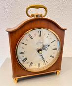 Junghans Tafelklok Duitsland - Hout & Brass, Ophalen of Verzenden