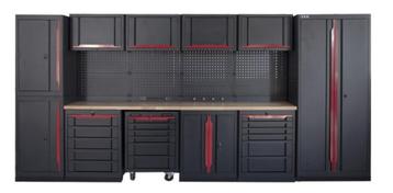 WERKPLAATSSYSTEEM | Werkbank | GARAGE-INDELING | Module beschikbaar voor biedingen
